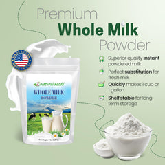 Measuring cup with Z Natural Foods powder showing reconstitution ratio