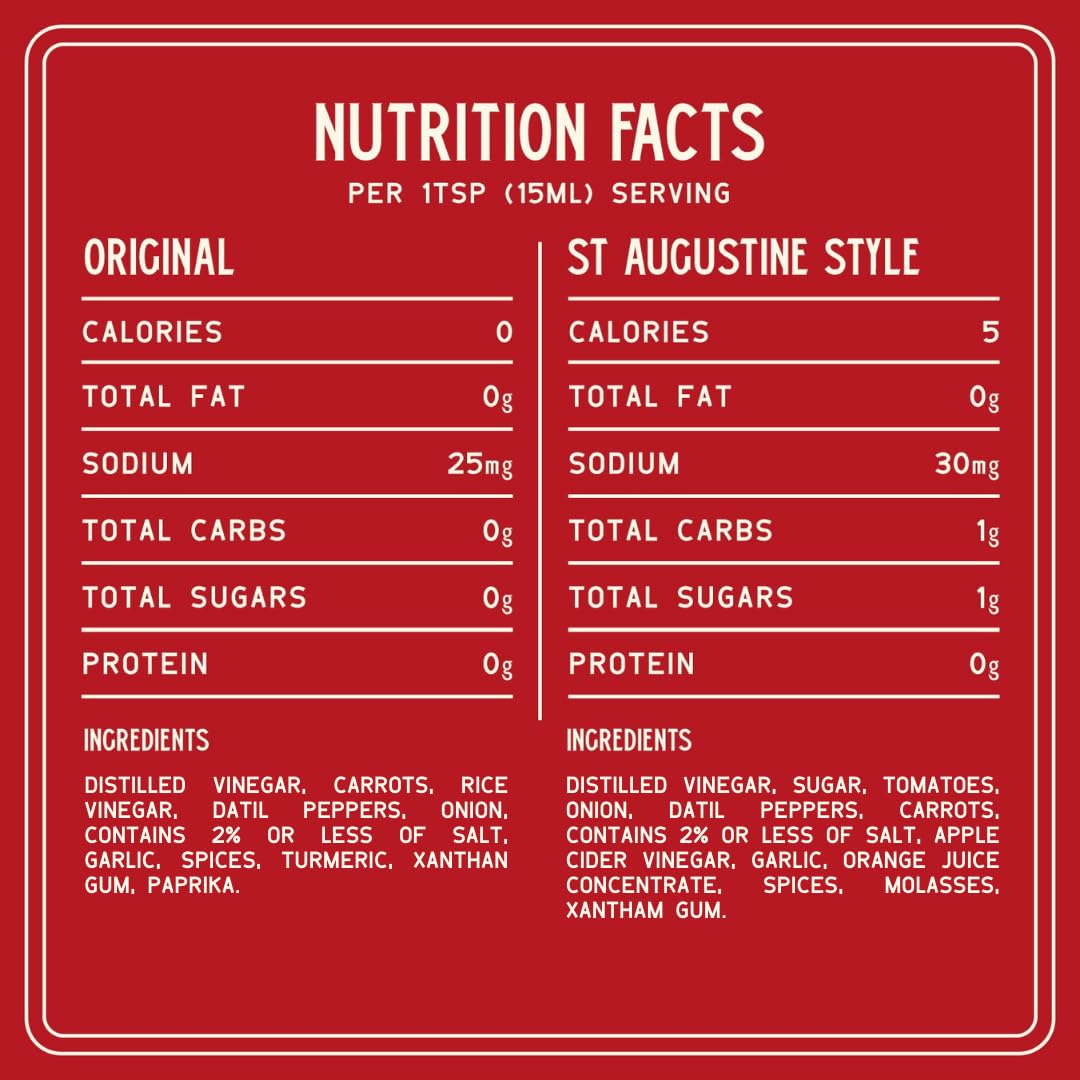 Zab's St Augustine style bottle highlights sweeter, slower burn ideal for sandwiches.