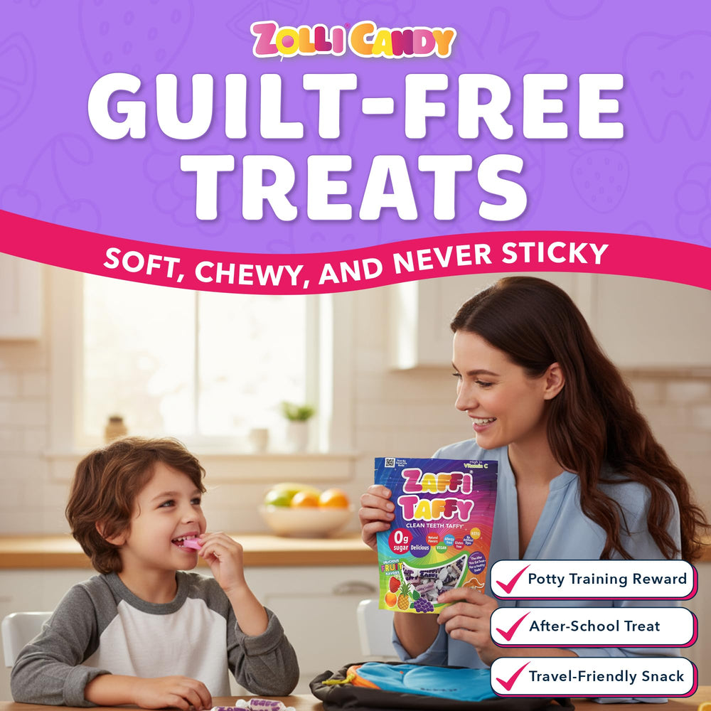 Zaffi Taffy allergy-friendly option gluten-free, dairy-free, nut-free.