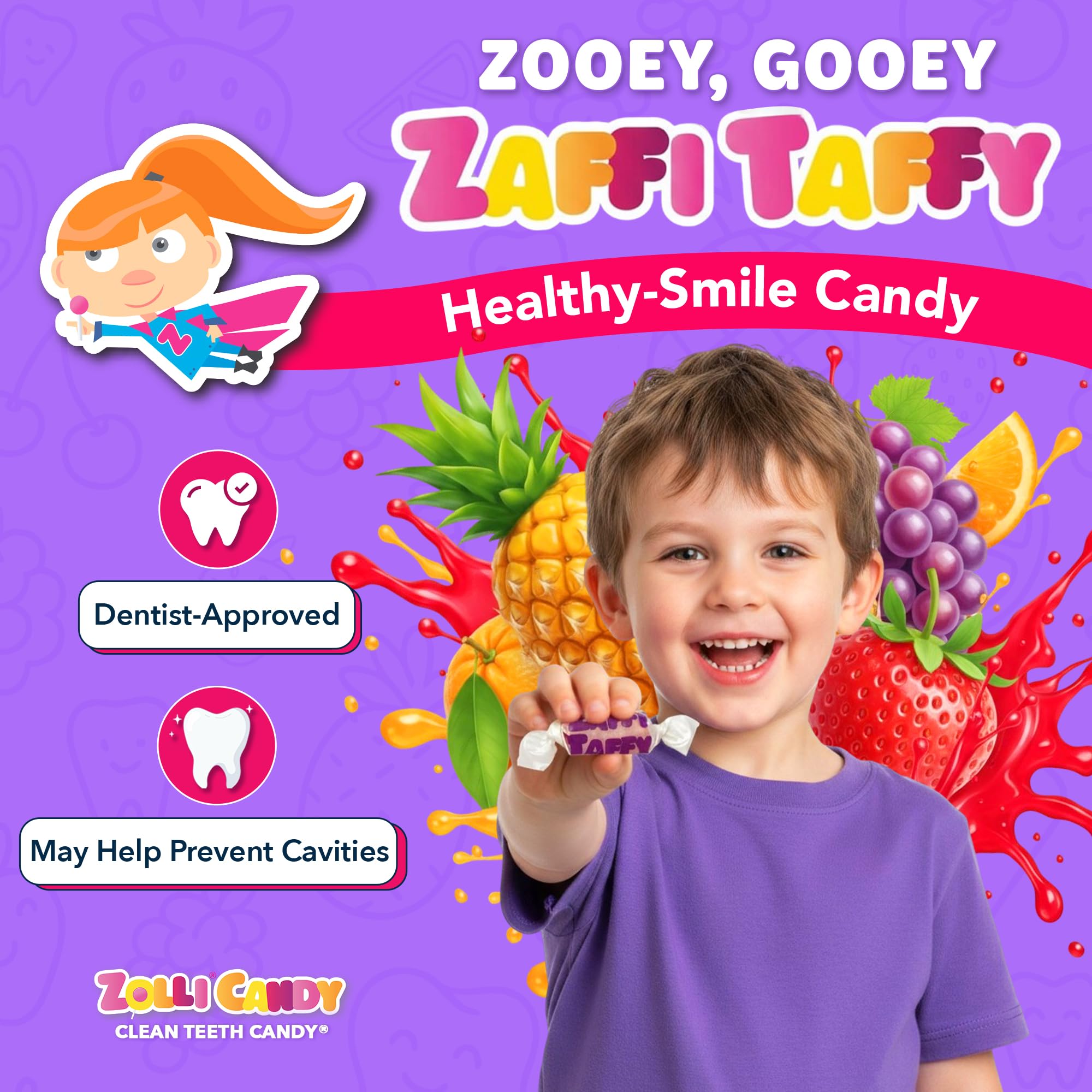Zaffi Taffy keto-friendly candy with fruity flavor for low-carb indulgence.