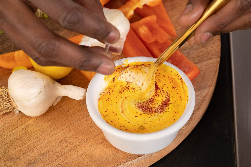 Zaffrus saffron powder used to infuse tea or beverages
