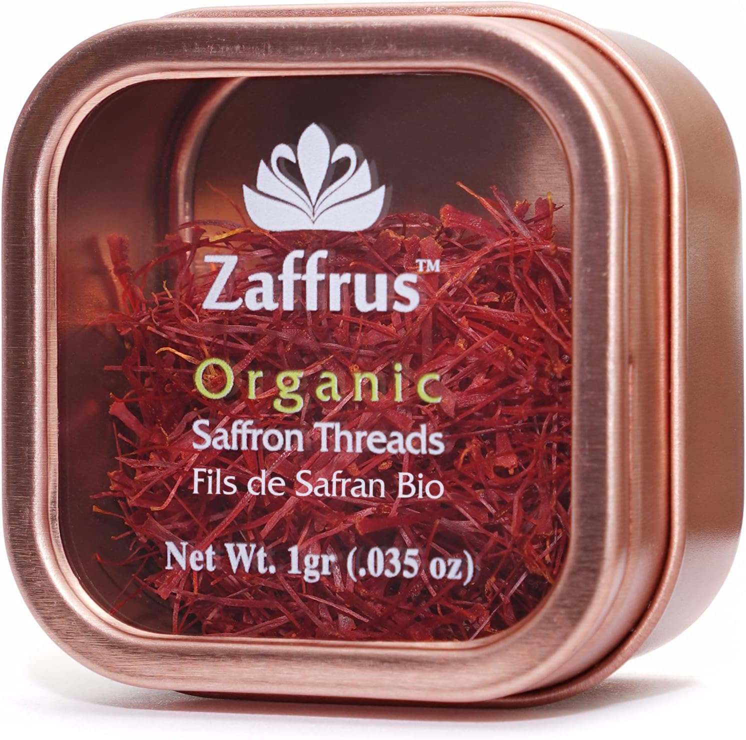 Zaffrus saffron threads 1g pack for vibrant saffron rice and flavorful dishes.