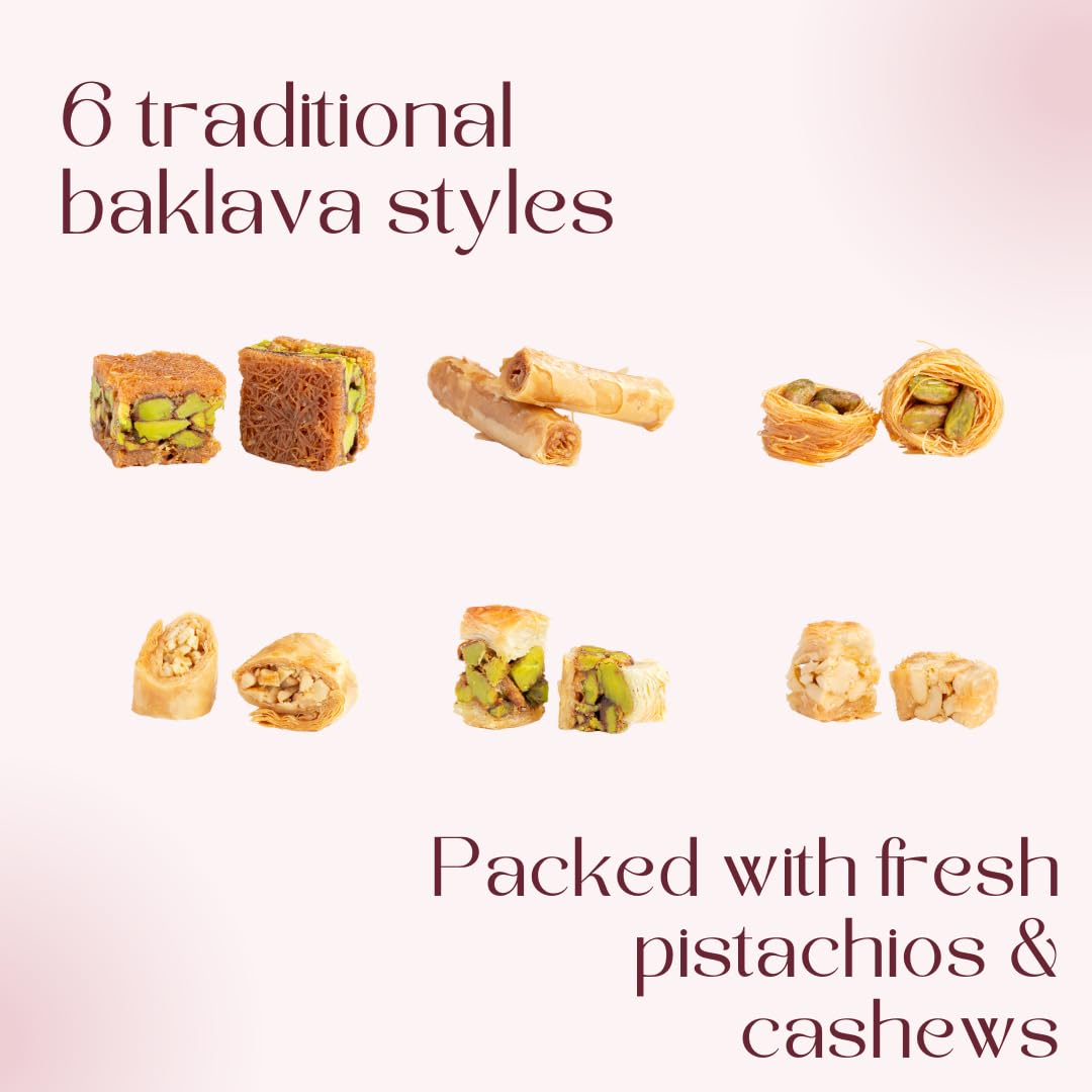 Zaitoune golden phyllo layers showcase delicate crispness.
