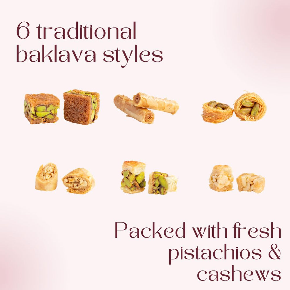 Zaitoune golden phyllo layers showcase delicate crispness.