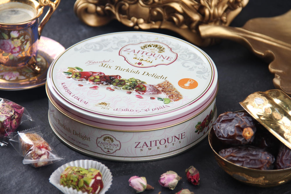 Zaitoune Turkish Delight with no artificial colours or flavours; pure delight.