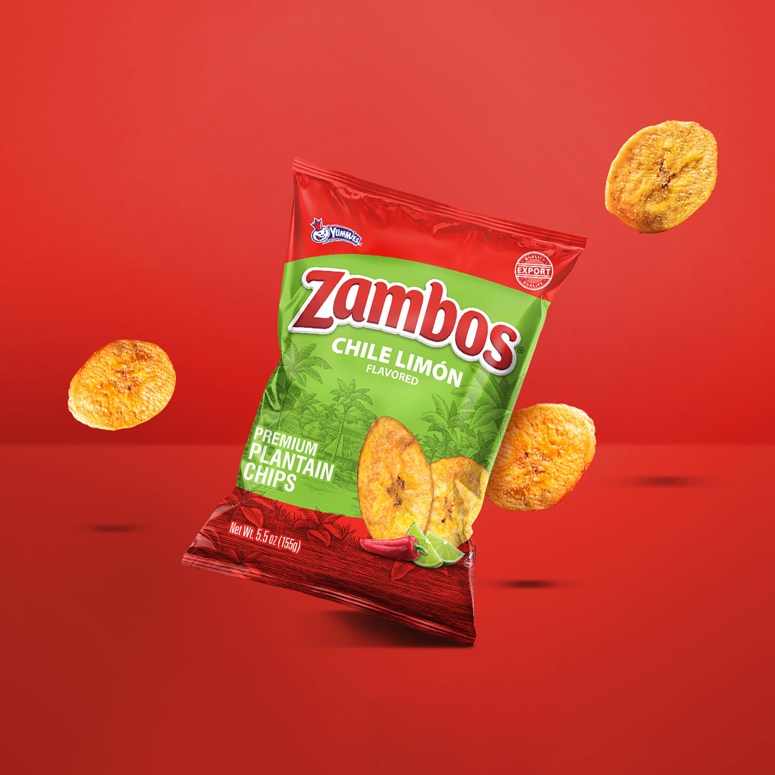 Gluten-free, non-GMO Zambos chips with no artificial flavors.