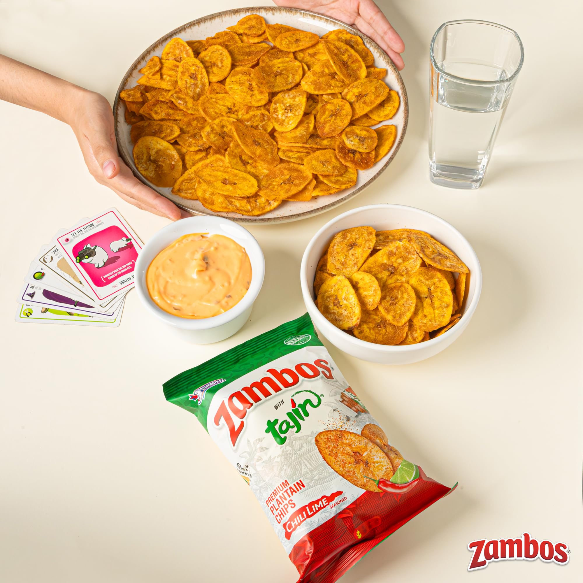 Zambos Tajin bag ready for travel and on the go snacking