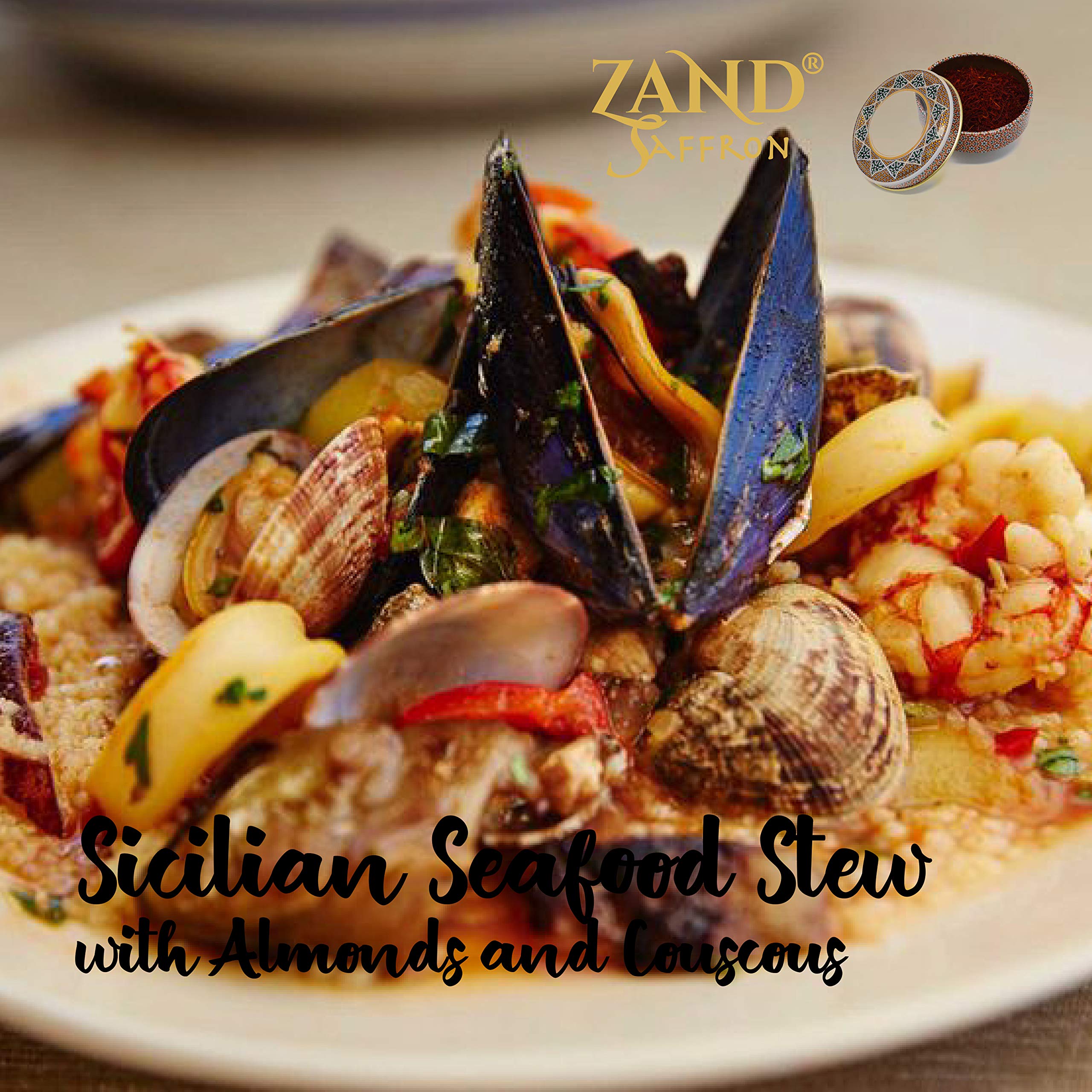 Zand saffron threads 2g spoon-threads demonstrates measuring for precise seasoning