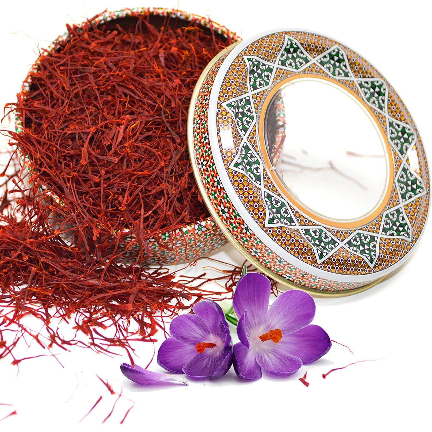Zand saffron threads 2g in tin with window lid, premium aroma for cooking