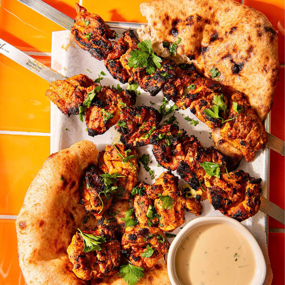 Z&Z Shawarma grilling beef highlights rich spices and a juicy sear
