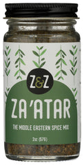 Z&Z Za'atar spice blend packaging front, a pantry staple for bold meals.