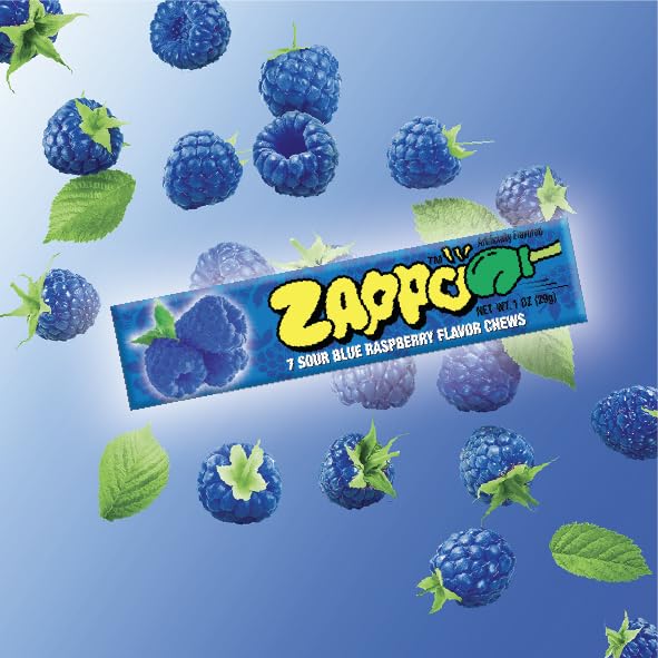 Zappo Sour Chews individually wrapped sticks, hygienic for event handouts.