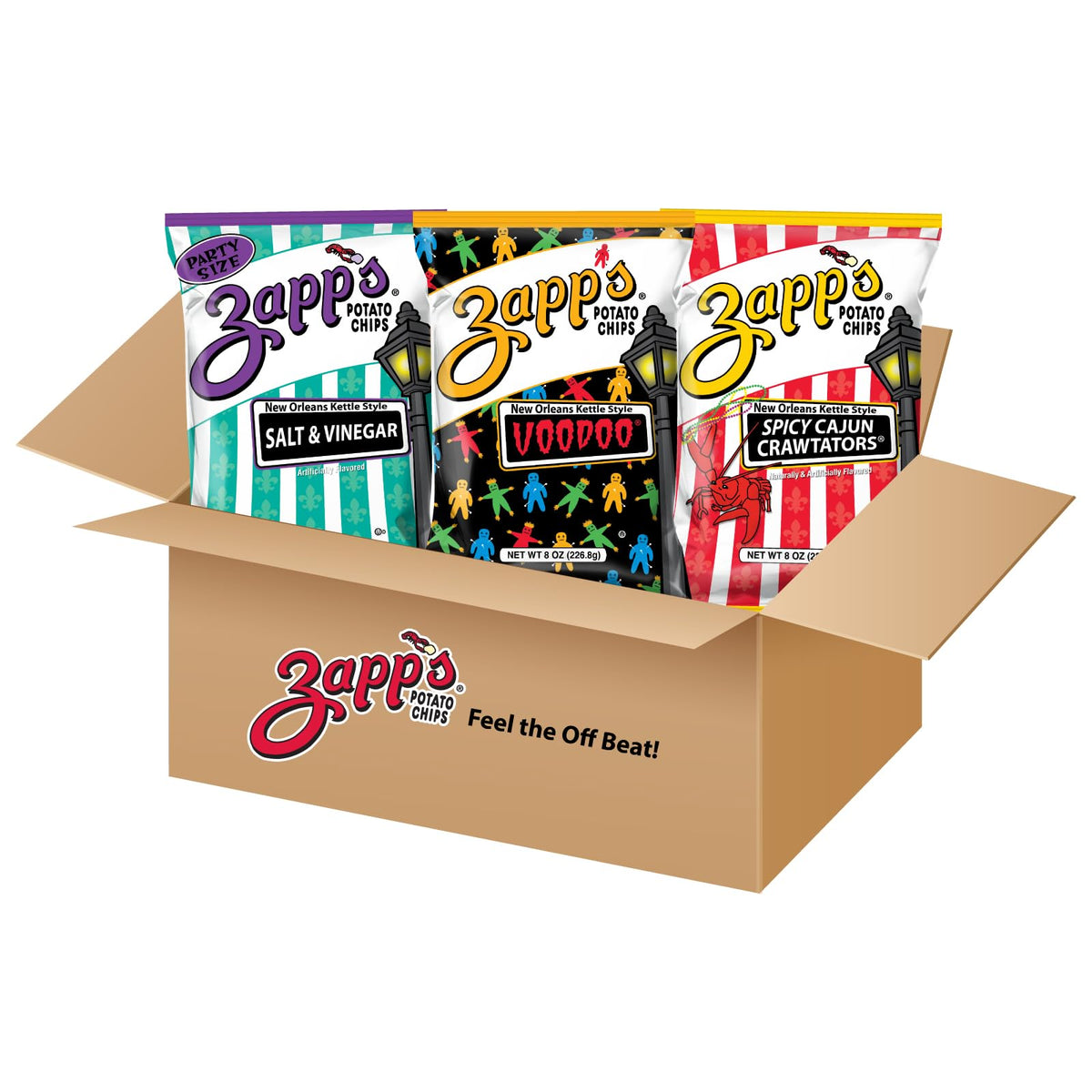 Zapp's Custom Kettle Chips 3-Pack collection highlights a crave-worthy variety for every occasion.