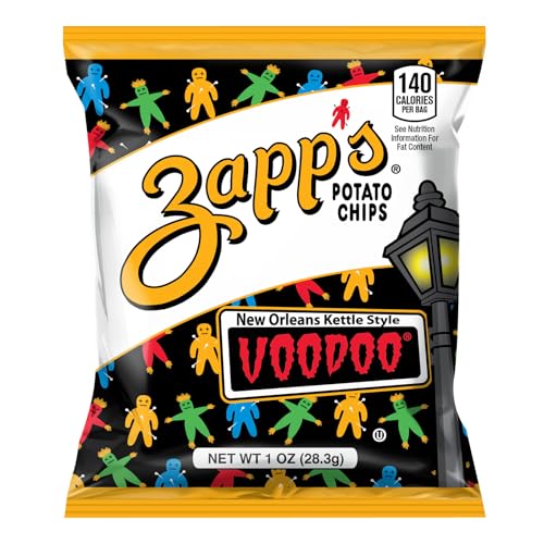 Zapp's Voodoo chips salt-vinegar flavor with tangy bite.