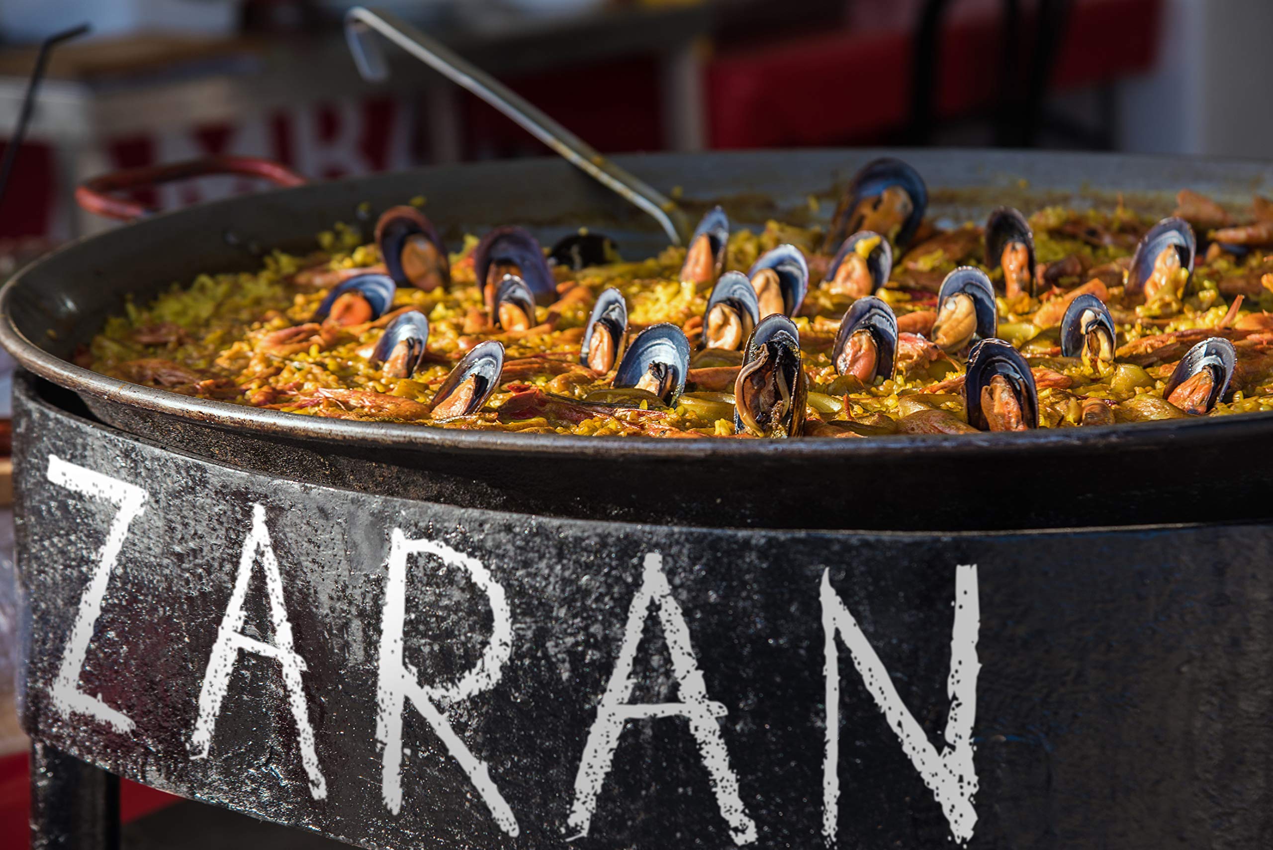 Zaran Saffron spice rack signals long-lasting storage.
