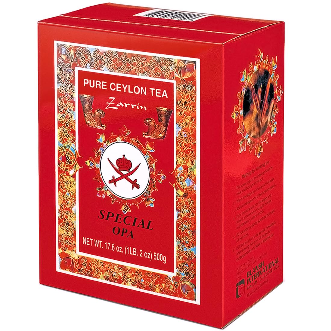 Zarrin high-altitude Ceylon tea leaves capture bright aroma