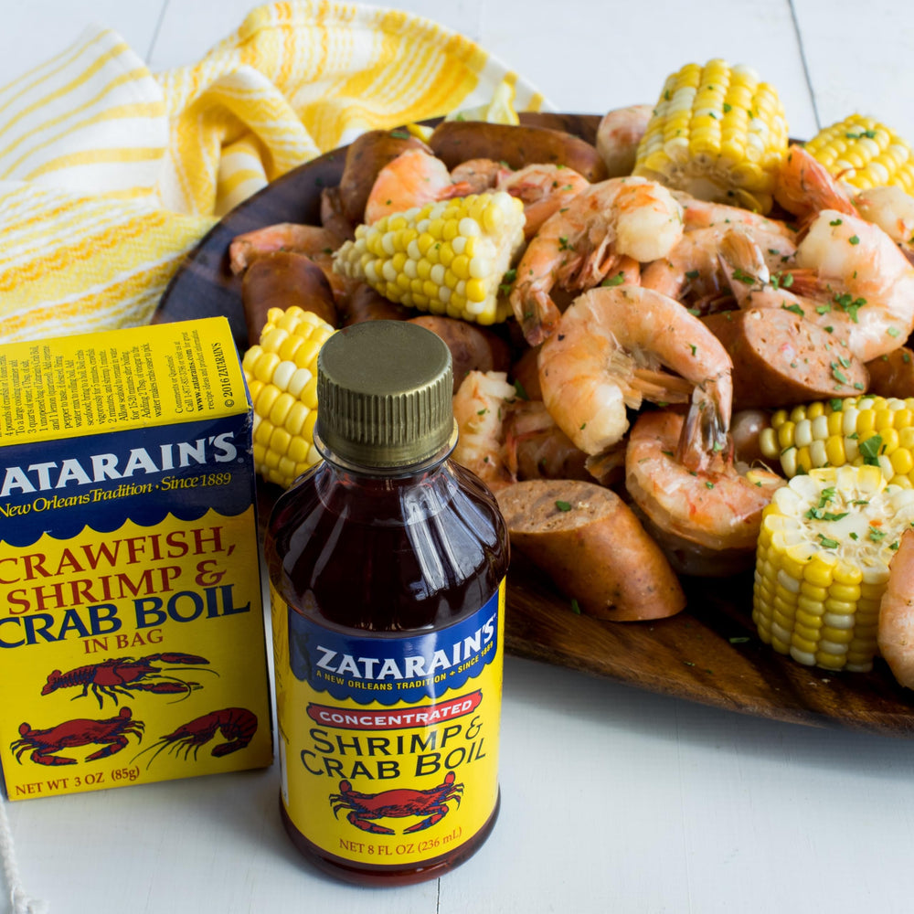 Zatarain's brand history dating back to 1889 endorsing Gulf Coast flavor.