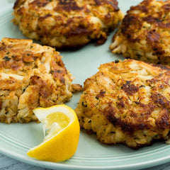 Zatarain's Crab Cake Mix instructions card, simple steps for tasty results