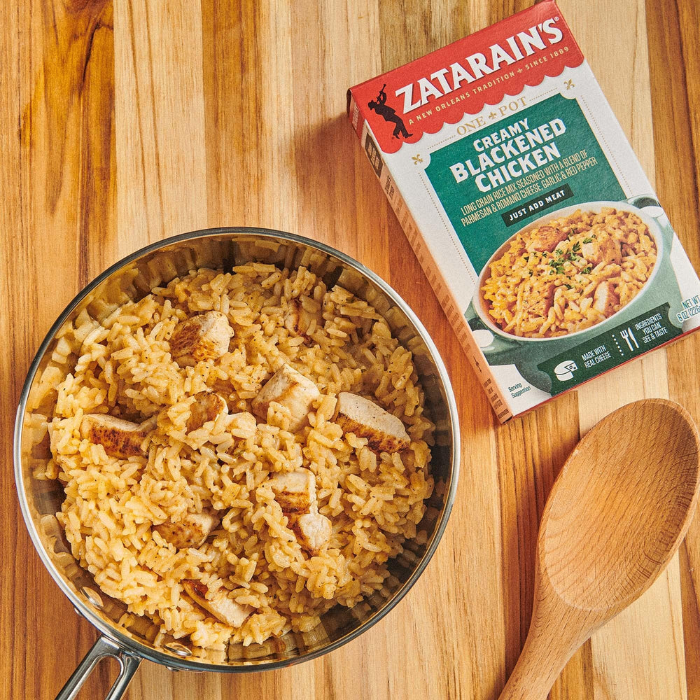 Rice mix ingredients featuring garlic and red pepper for bold flavor