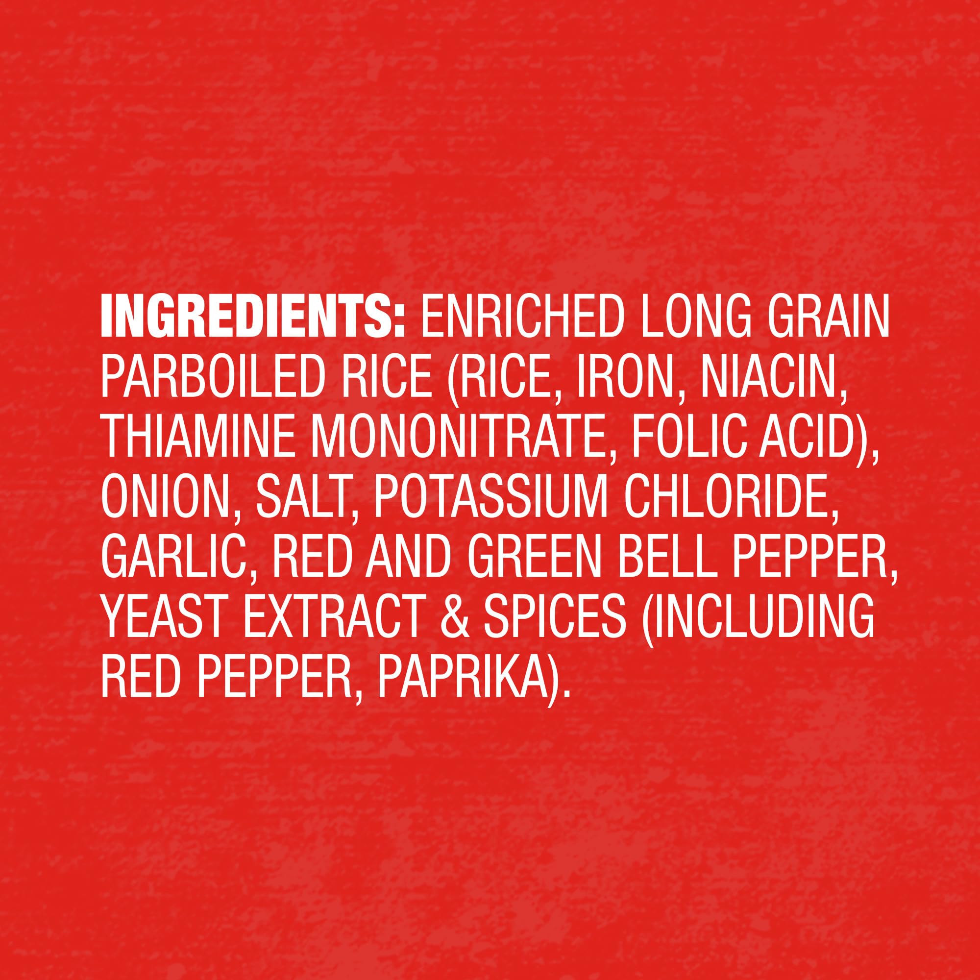 Real vegetables in Zatarain's Dirty Rice Mix including peppers and onions for color and aroma