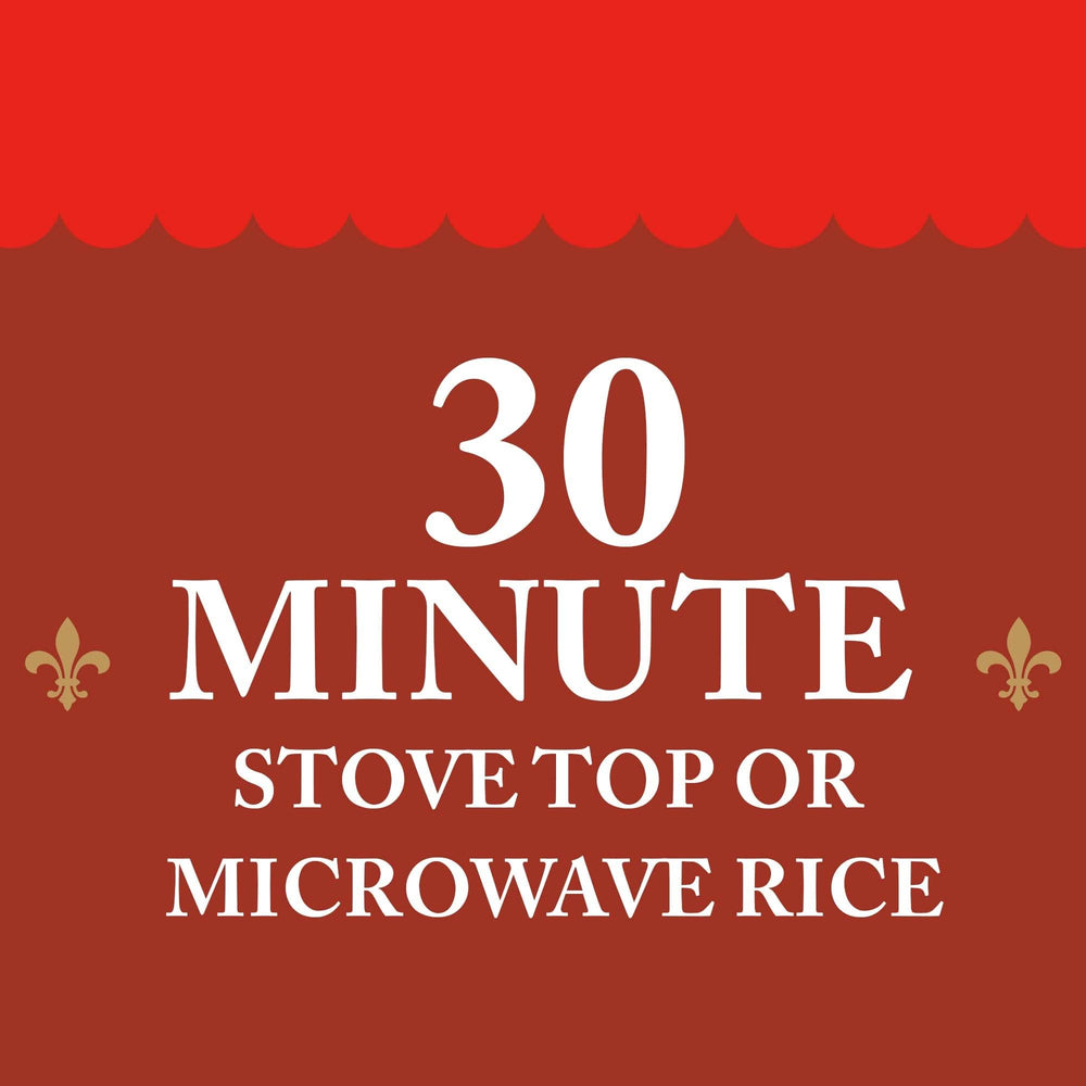Zatarain's enriched parboiled rice microwaves quickly for easy weeknight meals