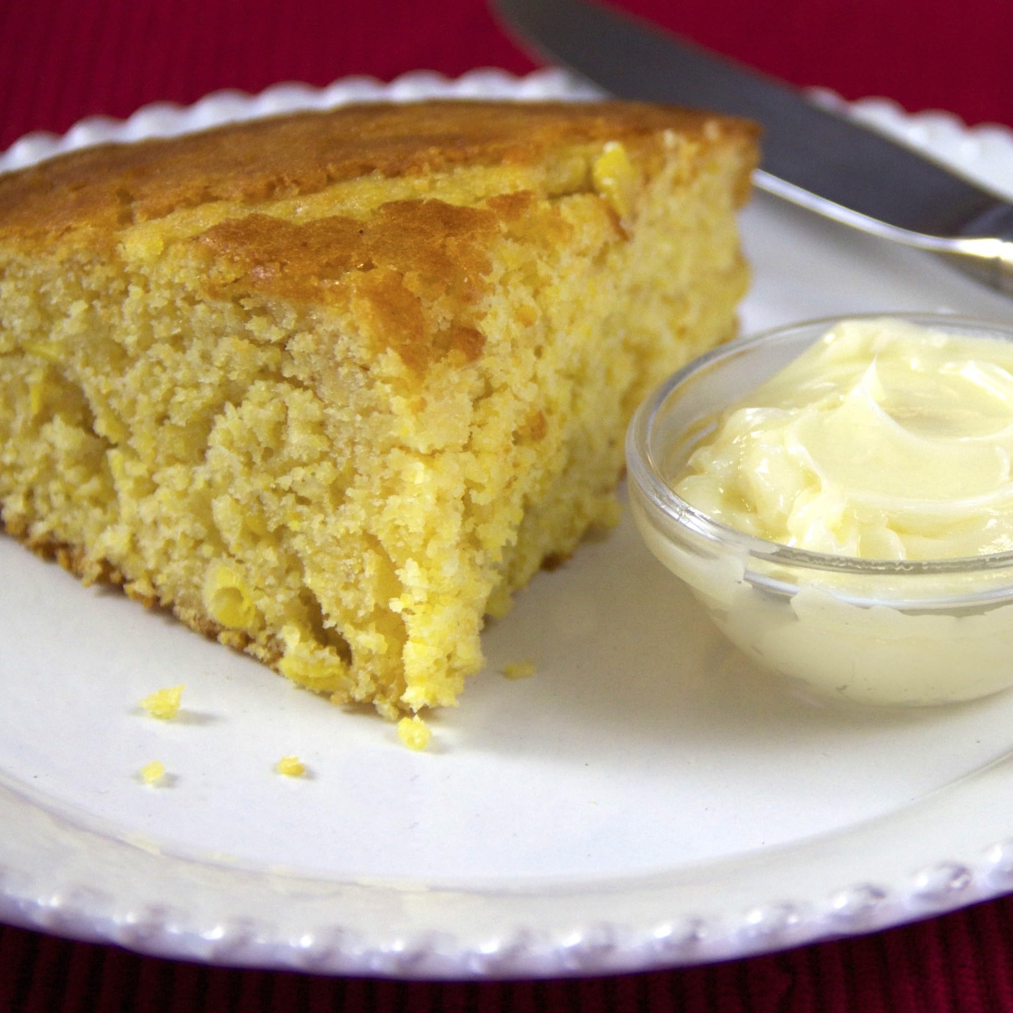 Zatarain's Honey Butter Cornbread Mix served with red beans and rice – Southern pairing