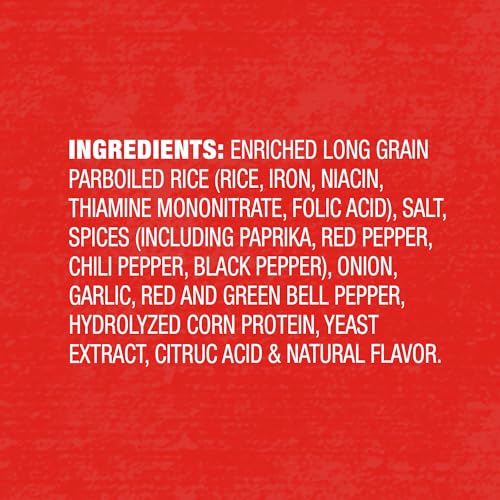 Bell peppers, onion, and garlic in Zatarain's Jambalaya for savory aroma