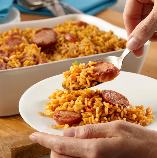 Shrimp added to Zatarain's jambalaya for a quick seafood twist.