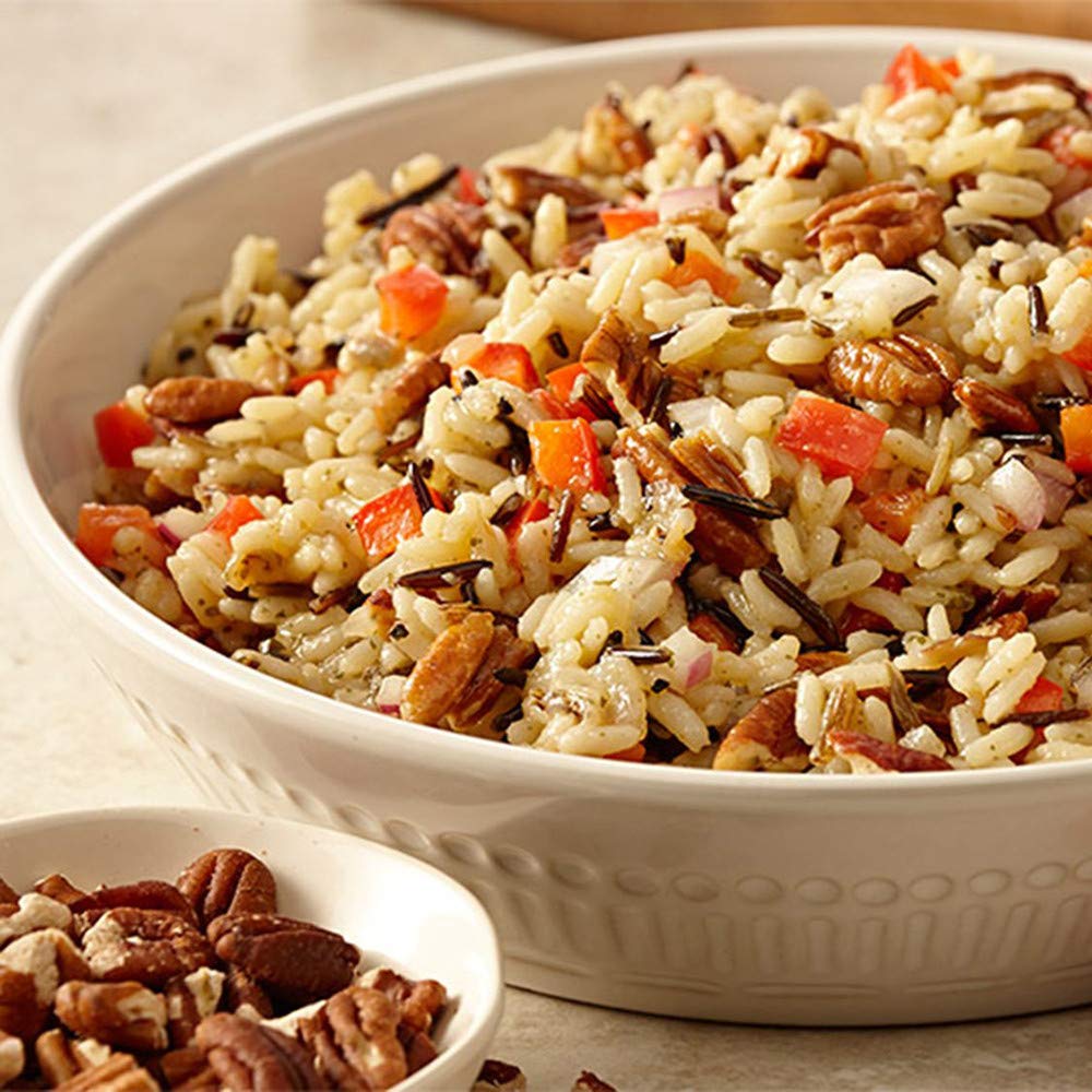 Zatarain's Long Grain & Wild Rice mushroom-casserole-twist adds texture to casseroles.