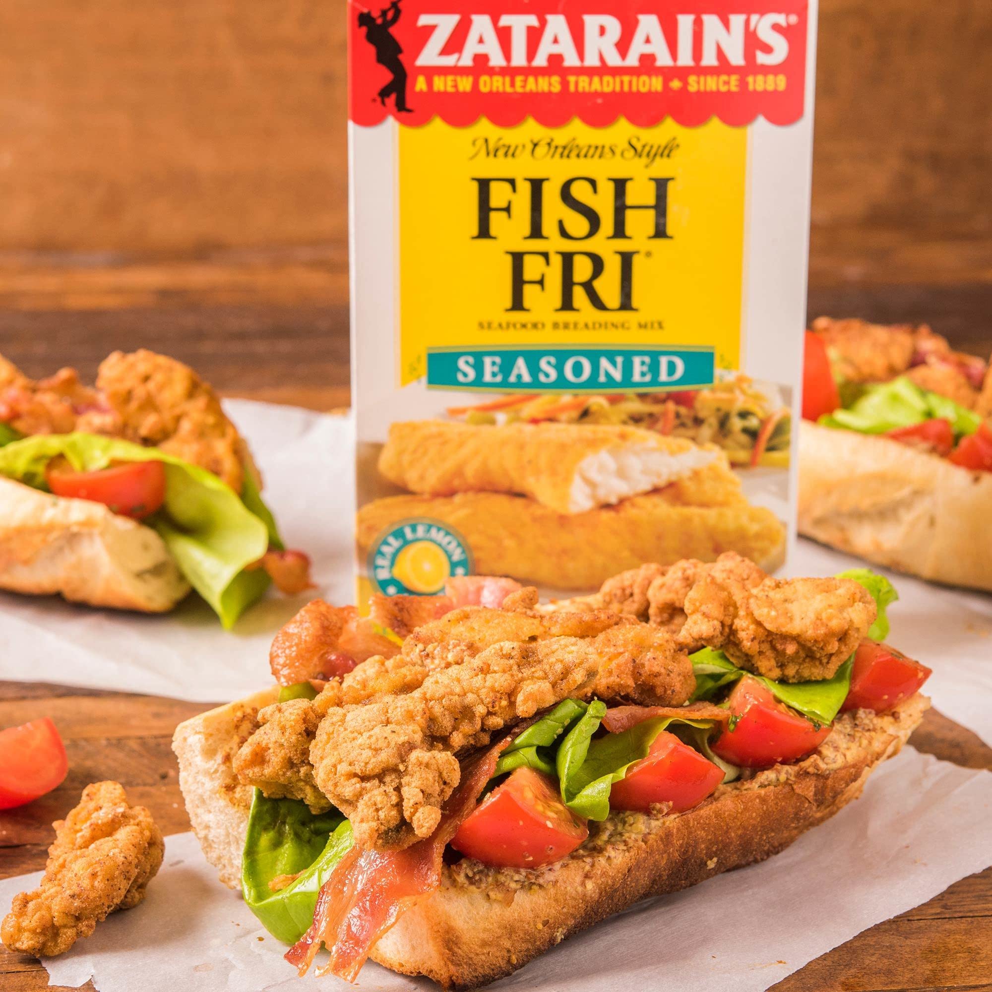 Zatarain's real lemon adds bright flavor.
