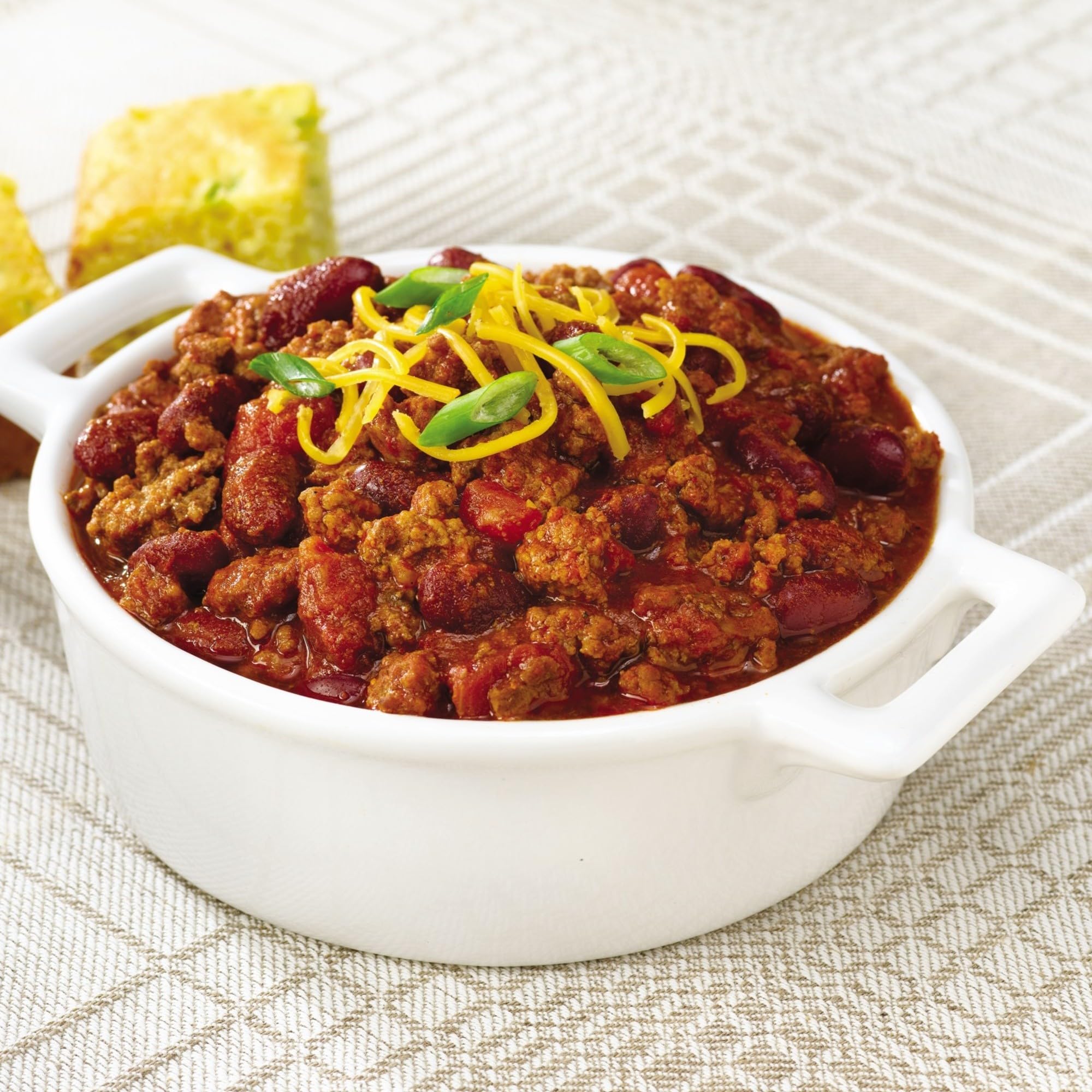 Zatarain's Red Bean Seasoning ingredients close-up highlights real vegetables