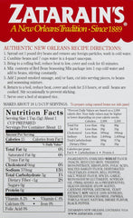 Zatarain's Red Bean Seasoning Mix prepared dish image, simplifying weeknight meals with bold seasoning.