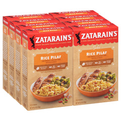 Zatarain's Rice Pilaf with long-grain rice and orzo, perfect ready-to-serve side.