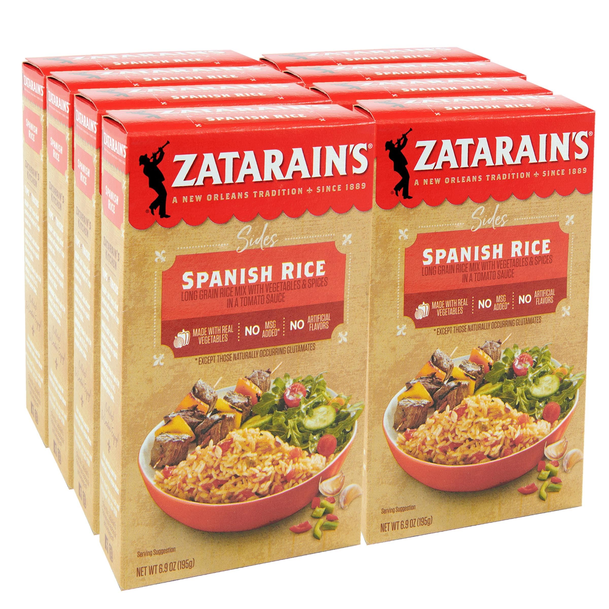 Zatarain's Spanish Rice box front showcasing quick weeknight option