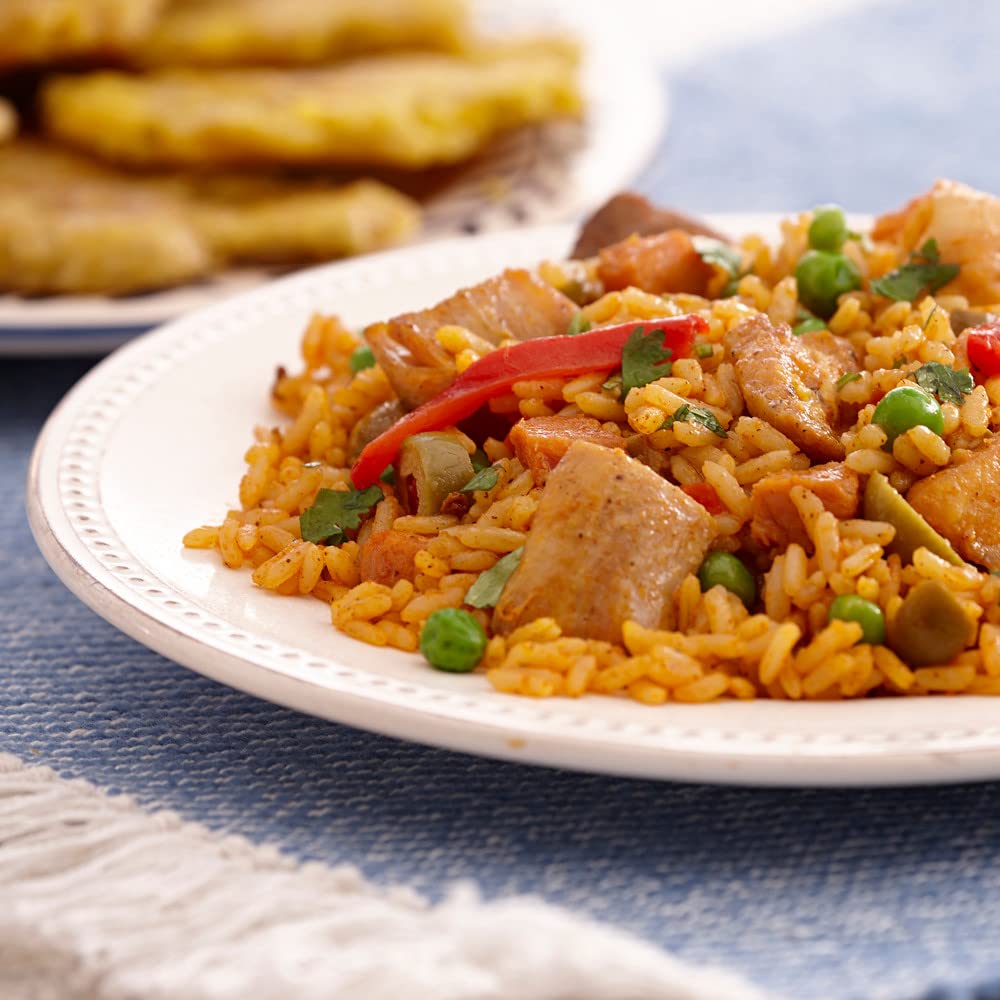 Zatarain's Spanish Rice Creole-inspired dish with beef and peppers.
