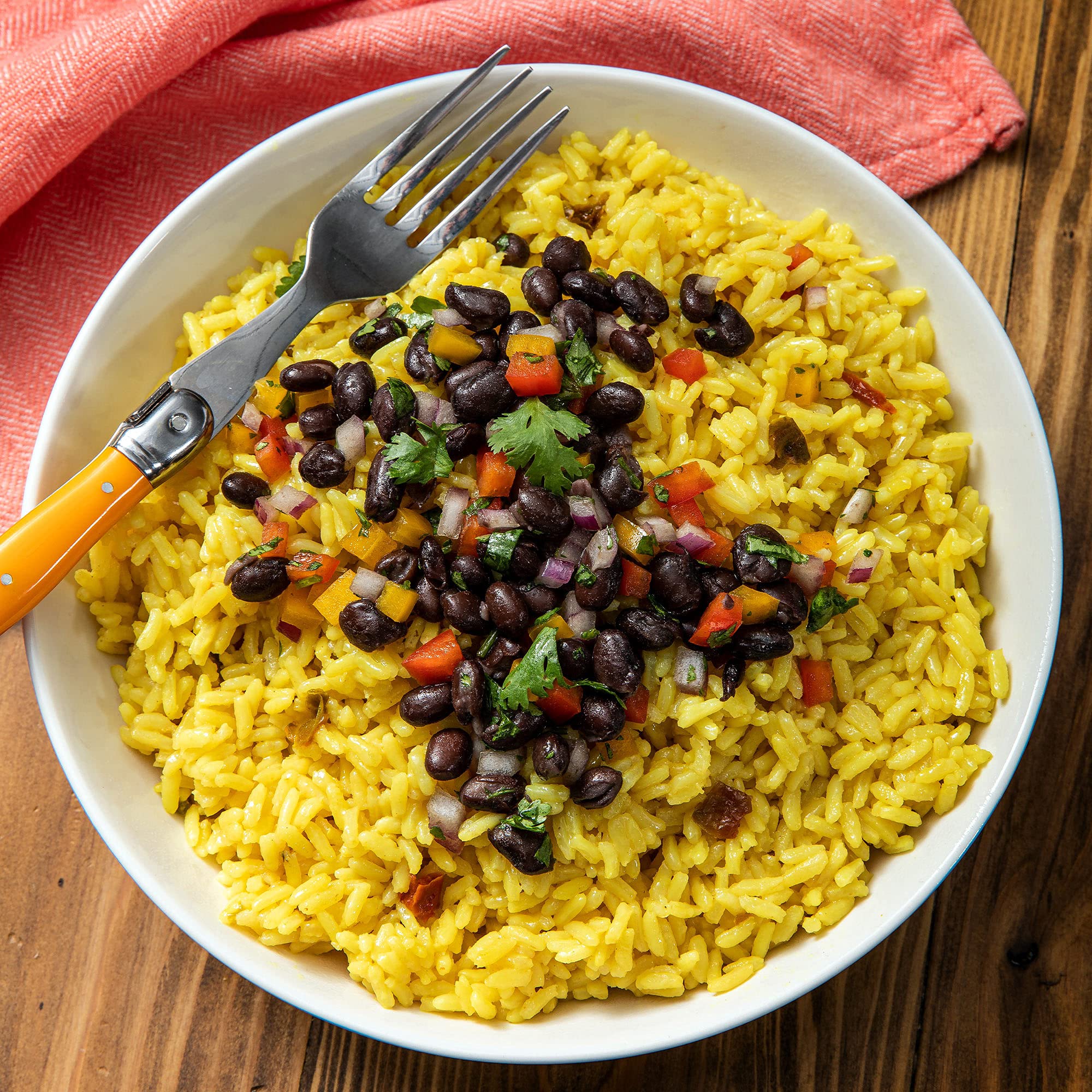 Arroz con pollo idea using Zatarain's Yellow Rice with chicken and rice.