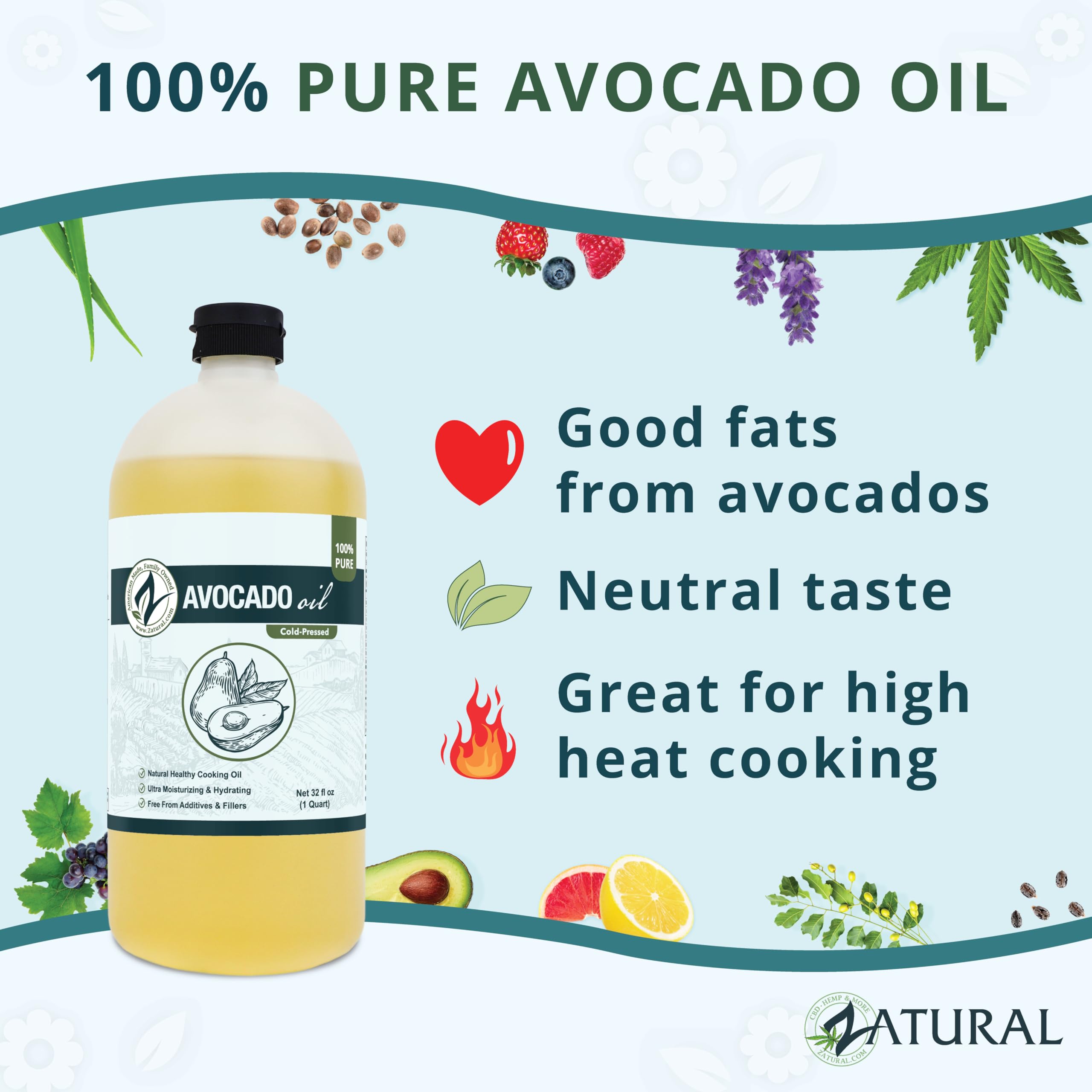 Zatural Avocado Oil used in marinade to deepen flavor.