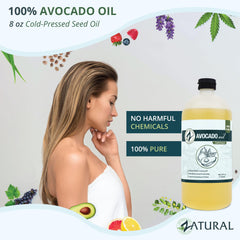 Zatural Avocado Oil drizzle over a fresh salad for rich dressing.