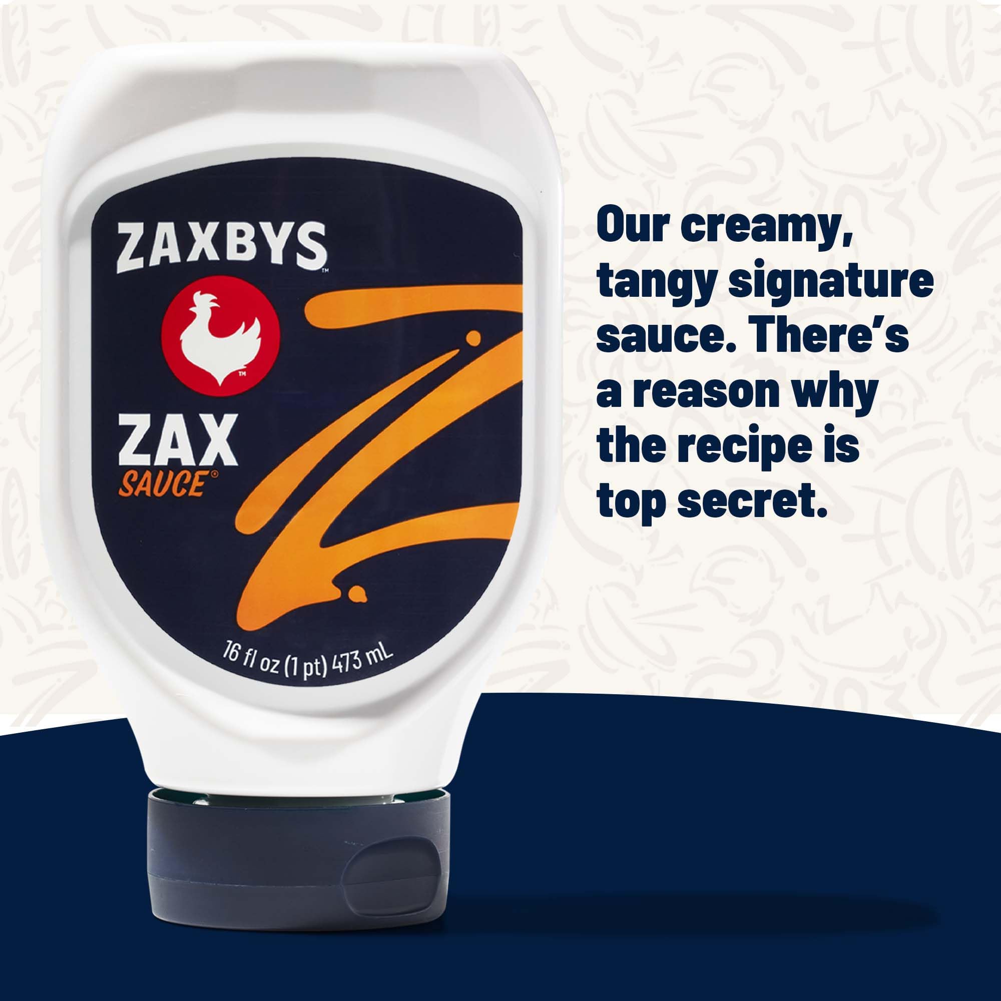 Fries pairing with Zax Sauce, golden fries dipped in sauce.