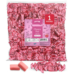 Zazers Baby Pink chewy foil candy for elegant pink party displays.