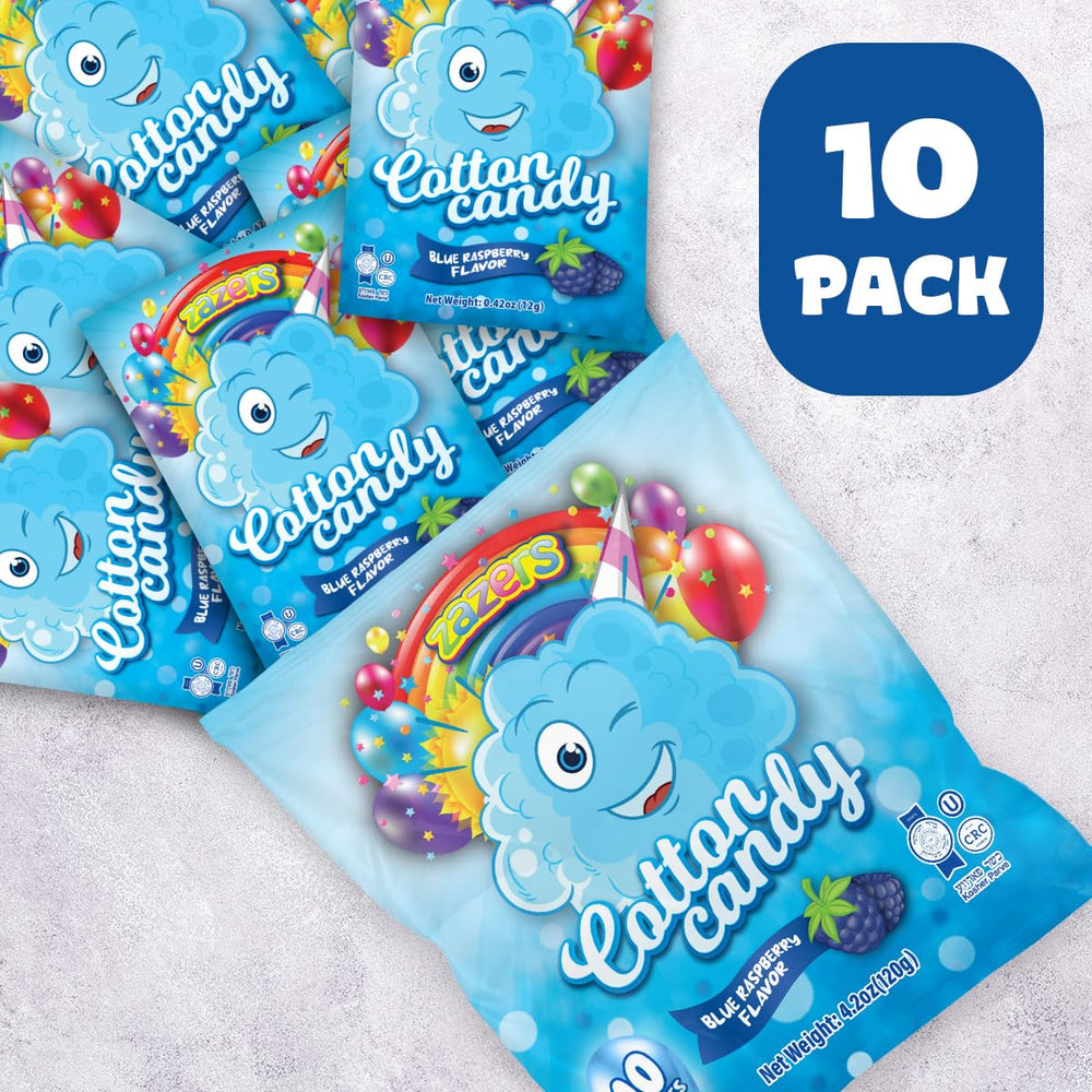 Zazers bulk cotton candy pack supports easy event planning.
