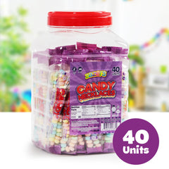 Zazers candy necklaces with colorful fruit flavors to delight kids.