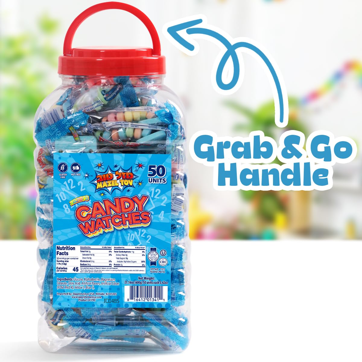 Zazers fruity flavor candies provide a sensory treat during celebrations.
