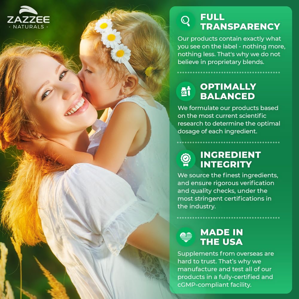 Zazzee 30x extract capsule highlights potent potency per serving