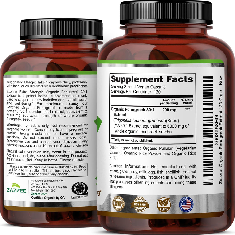 Zazzee four-month supply visual emphasizes great value