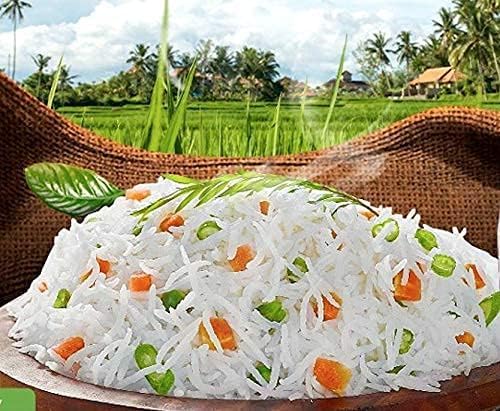 Zebra Basmati rice served in a bowl with warm aroma, perfect for dinners.