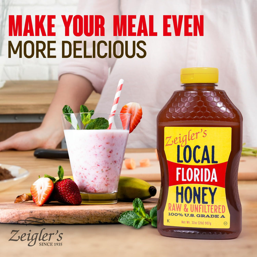 ZEIGLER'S Florida Local Honey on toast provides light sweetness