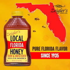ZEIGLER'S Florida Local Honey texture close-up reveals rich amber gloss