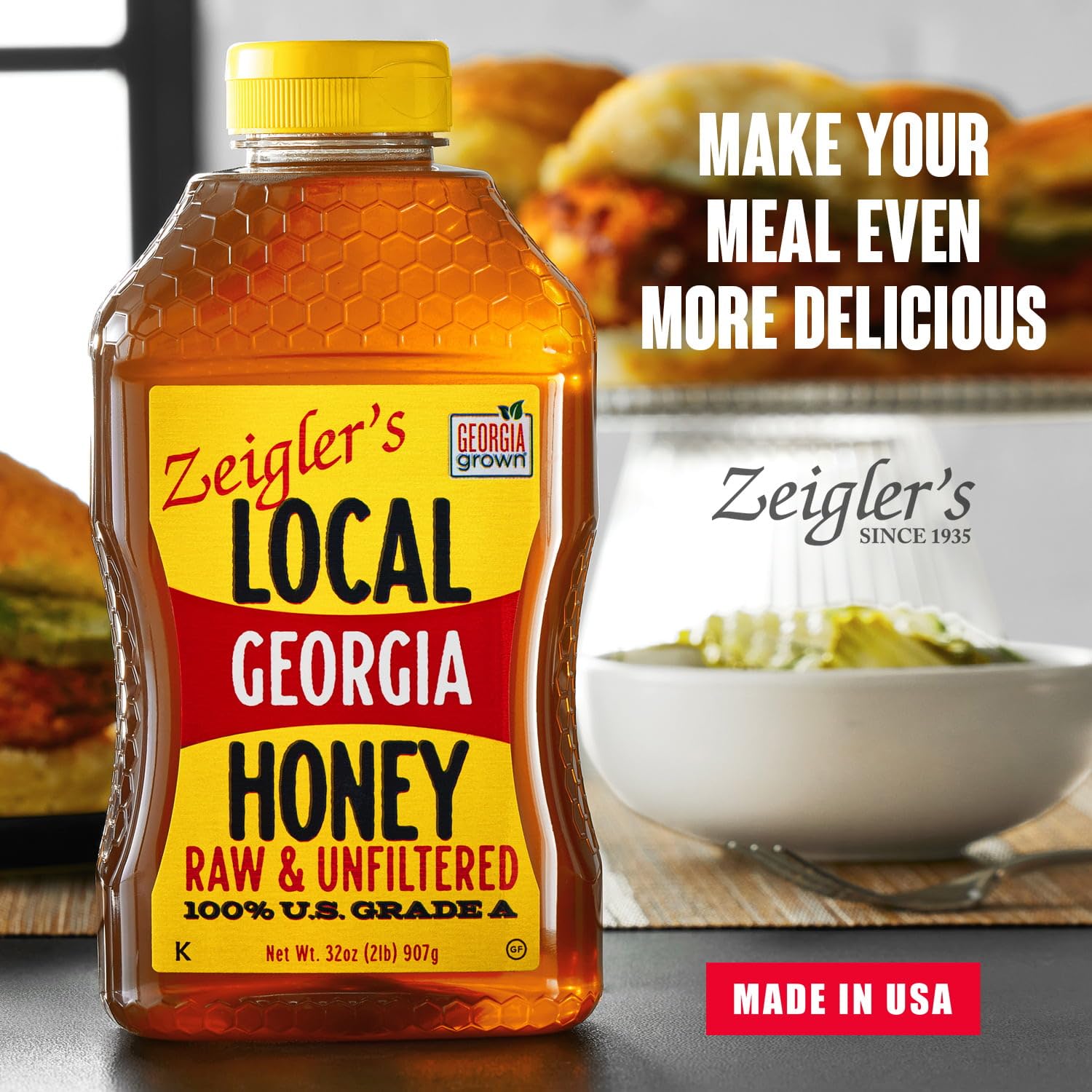 Zeigler's 32-ounce squeeze bottle design enables easy dispensing