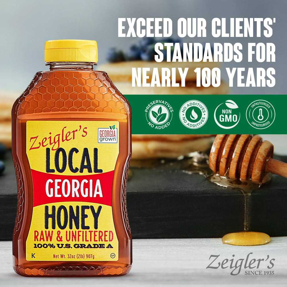 Zeigler's honey glaze on warm cornbread adds natural sweetness